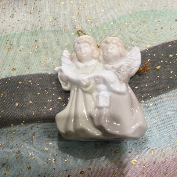 Porcelain Angels Christmas Ornament - Picture 4 of 4